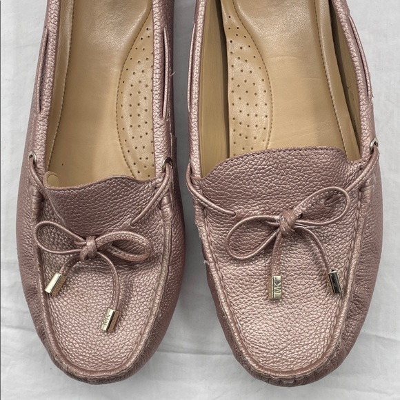NWOB. MICHAEL Michael Kors 10M Sutton Leather Moccasins. - Picture 6 of 16